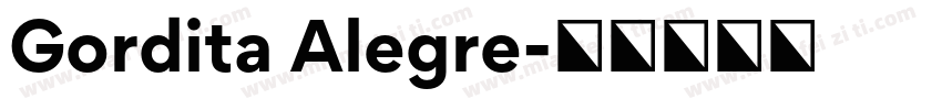 Gordita Alegre字体转换